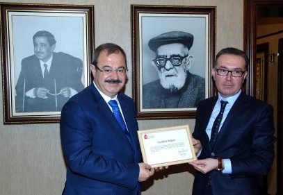 SANKO şirketlerine, Maliye Bakanı Şimşek adına Teşekkür Belgesi verildi