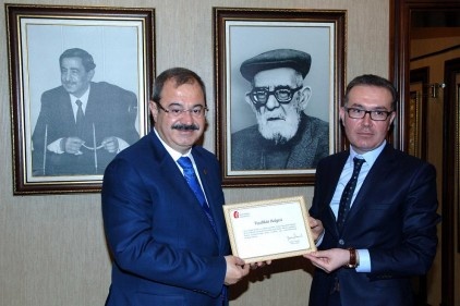 SANKO şirketlerine, Maliye Bakanı Şimşek adına Teşekkür Belgesi verildi