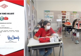 Sanko, TSE COVID-19 “Okulum Temiz Belgesi” alan ilk özel okul