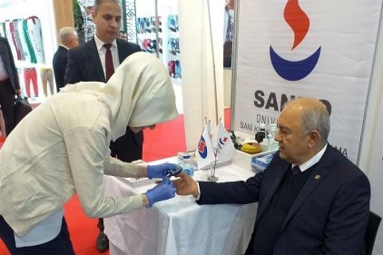 SANKO Üniversitesi Hastanesi 9. PENTEX Fuarı&#8217;nda stant açtı