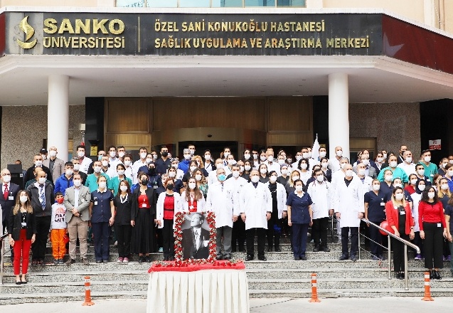 SANKO Üniversitesi Hastanesi’nde, 29 Ekim Cumhuriyet Bayramı kutlandı