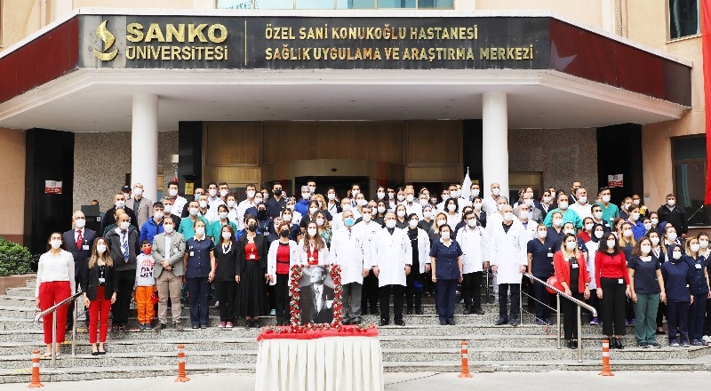 SANKO Üniversitesi Hastanesi’nde, 29 Ekim Cumhuriyet Bayramı kutlandı