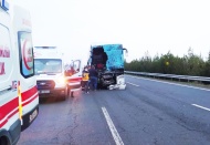 Şanlıurfa’da yolcu otobüsü tırla çarpıştı: 10 yaralı