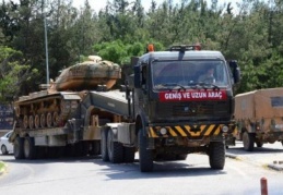 Şanlıurfa'ya yeniden askeri araç ve mühimmat sevkıyatı