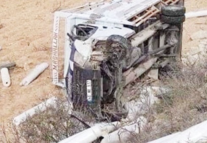 Şarampole uçan kamyonetin sürücüsü hayatını kaybetti