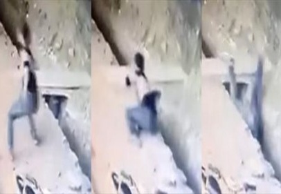 Sarhoş gencin çukurda biten yolculuğu