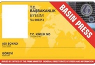 Sarı Basın Kartı’nda yetkili Cumhurbaşkanlığı oldu 