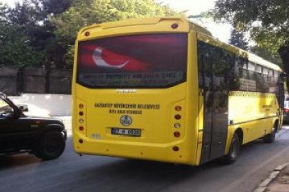 Sarı otobüsler ve taksiler korna terörü yaşatıyor