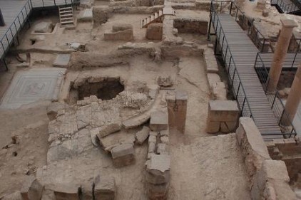 Sarı ve Şahin, Zeugma&#8217;daki kazı çalışmalarını inceledi