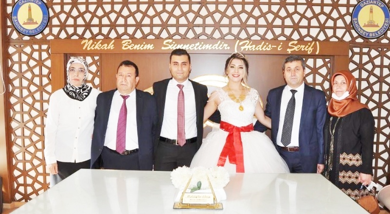 Sarıca ve Kazlı ailelerinin mutlu günü