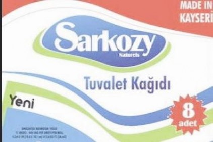 Sarkozy tuvalet kâğıdı oldu!