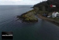 Şaşırtan ‘Timsah Adası' havadan görüntülendi