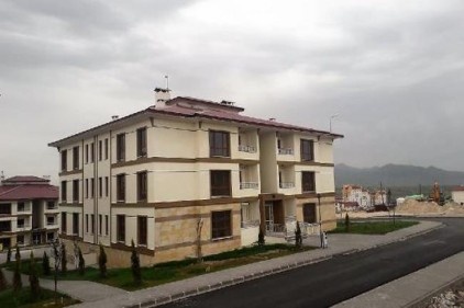 Satışa sunulan konutlar yüzde 25 peşin 120 ay vade seçenekleriyle alınabilecek