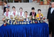 Satranç şampiyonları düzenlenen törenle ödüllendirildi