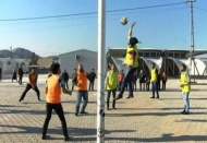 Savaş çocukları sporda buluşuyor