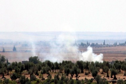 Savaş uçakları Halep ve çevresindeki IŞİD mevzilerini vuruyor