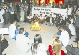 “Savaşa Hayır” eylemi yapıldı