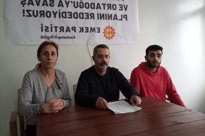 Savaşı dayatan planı reddediyoruz