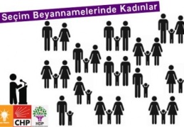 Seçim beyannamelerinde AKP "Kadınlarımız”CHP “Kadınlarla”/ HDP “Kadınlar olarak" dedi