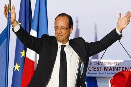 Seçimin galibi Hollande