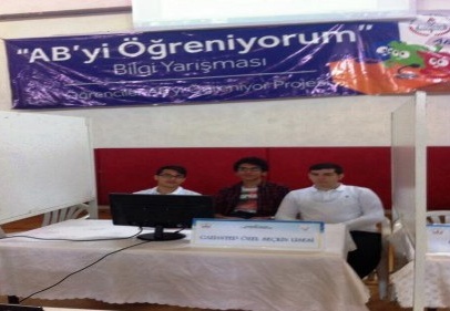 Seçkin Anadolu ve Fen Lisesi öğrencileri AB yarışmasında birinci oldu