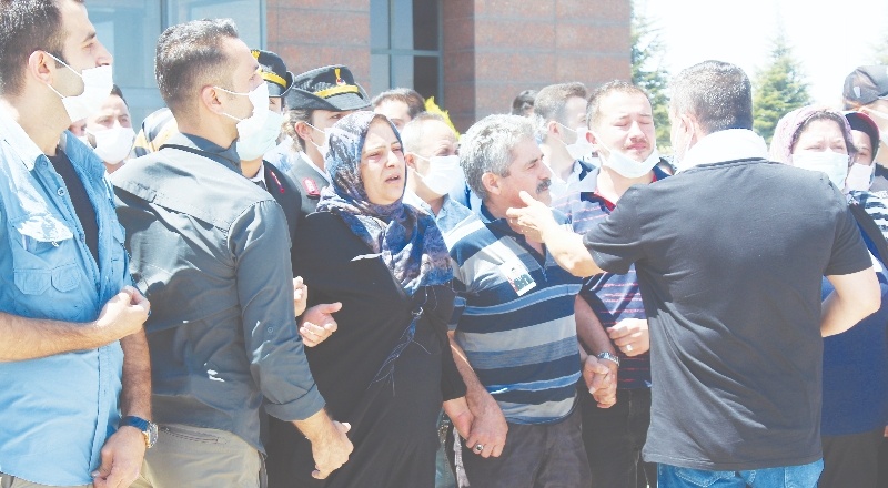 Şehidin naaşı memleketine getirildi