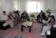 Şehit ailelerini ziyaret ettiler