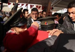 Şehit cenazesi gözyaşları ile uğurlandı