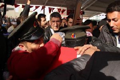 Şehit cenazesi gözyaşları ile uğurlandı