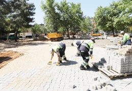 Şehit Fatih Yıldız Parkı’nda bakım ve onarım çalışması başlatıldı