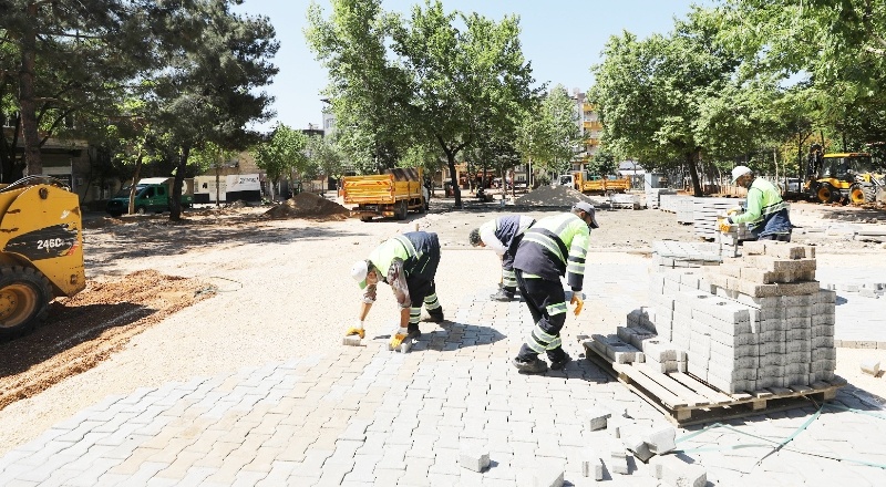 Şehit Fatih Yıldız Parkı’nda bakım ve onarım çalışması başlatıldı