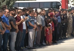 Şehit Mahsun Şimşek'in naaşı Gaziantep'te