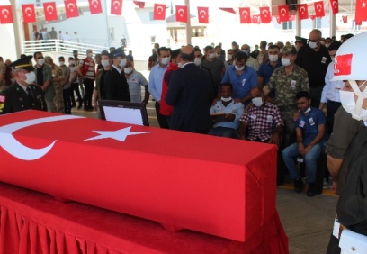 Şehit, son yolculuğuna uğurlandı