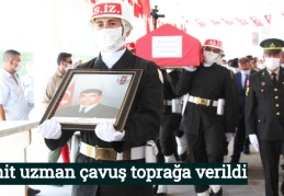 Şehit uzman çavuş toprağa verildi