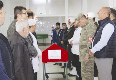 Şehit Uzman Çavuşun cenazesi memleketine gönderildi