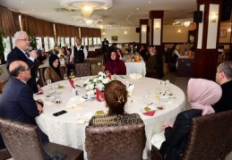 Şehit ve gazi ailelerine yemek verildi