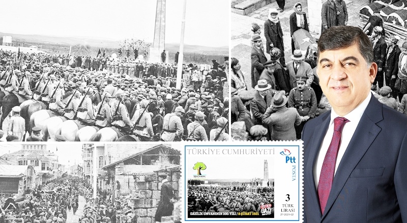 Şehitkamil, 100. yıldönümünü kartpostalla kutladı