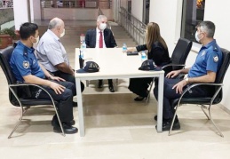 Şehitkamil İlçe Emniyet Müdürü Dursun Terzi’yi ziyaret ettiler