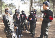 Şehitkamil paintball sahası kurdu