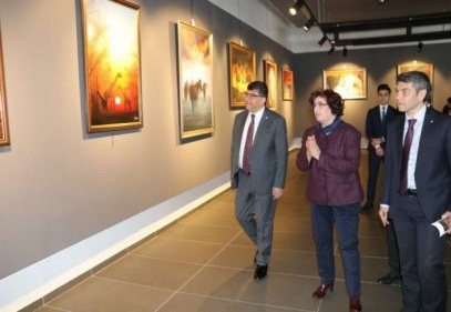 Şehitkamil Sanat Merkezi'nin ilk sergisi