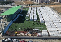 Şehitkamil'deki 9 çadır kentte 17 bin kişi barınıyor