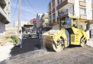 Şehitkamil’de açılan yollar asfaltlanıyor