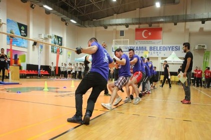 Şehitkamil&#8217;de &#8220;Güçlü Adam Yarışması&#8221; heyecan dolu geçti
