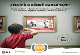 Şehitler için sergi açıldı
