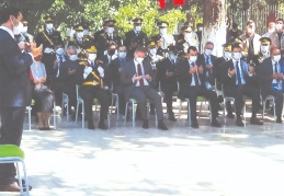 Şehitlikler ziyaret edildi