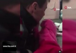 Şehitten geriye 3 aylık kızıyla vedalaştığı görüntüler kaldı