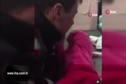 Şehitten geriye 3 aylık kızıyla vedalaştığı görüntüler kaldı