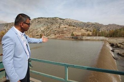 Şehre günde 350 bin metre küp su veriliyor