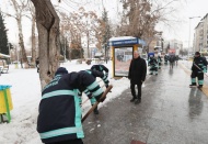 Şehrimiz 54 yıldır görmediği kar yağışını görüyor
