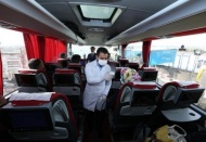 Şehrin giriş ve çıkışlarında sağlık kontrolü yapılıyor